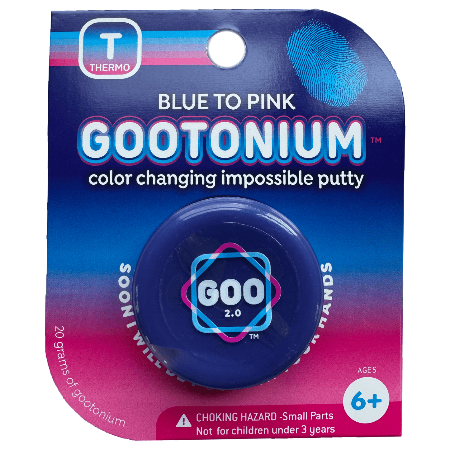 Gootonium: Thermo Blue to Pink putty - 20g - Copernicus Toys