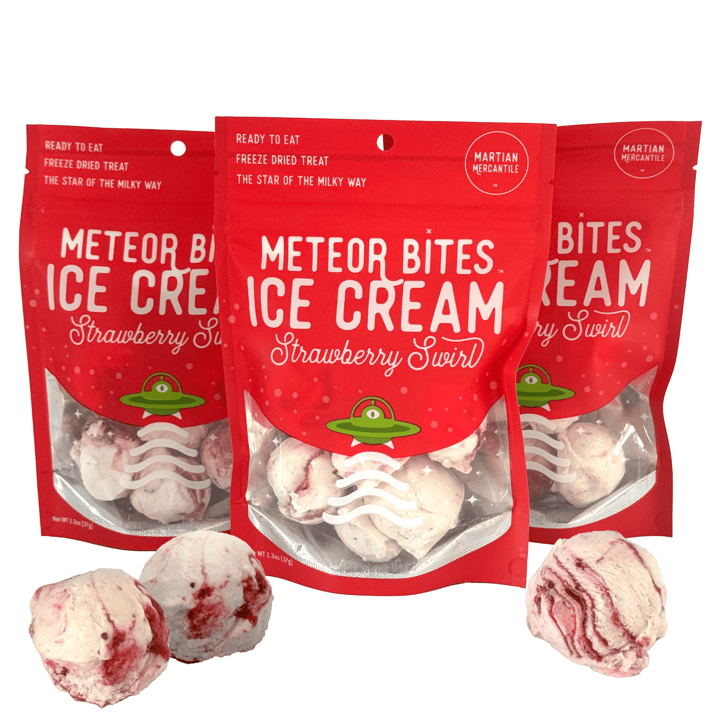 Meteor Bites Ice Cream: Strawberry Swirl - Copernicus Toys