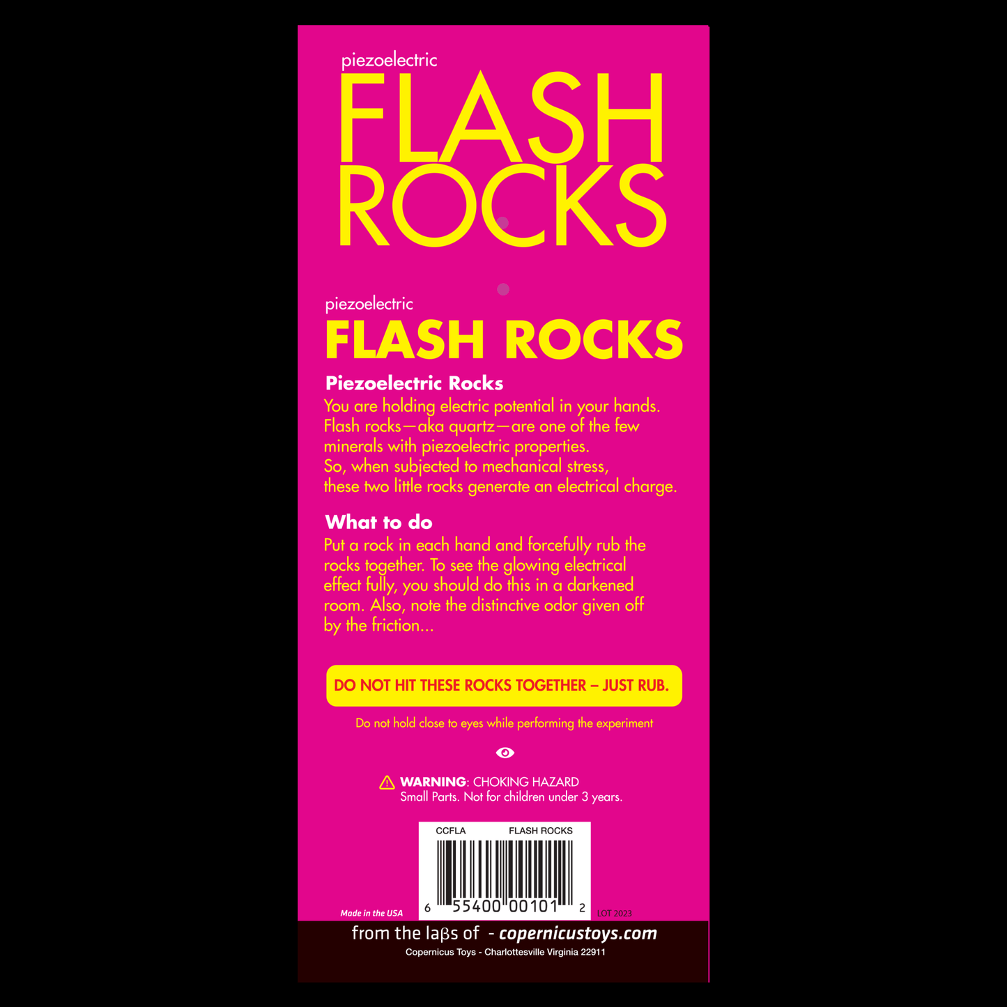 Piezoelectric Flash Rocks - Copernicus Toys