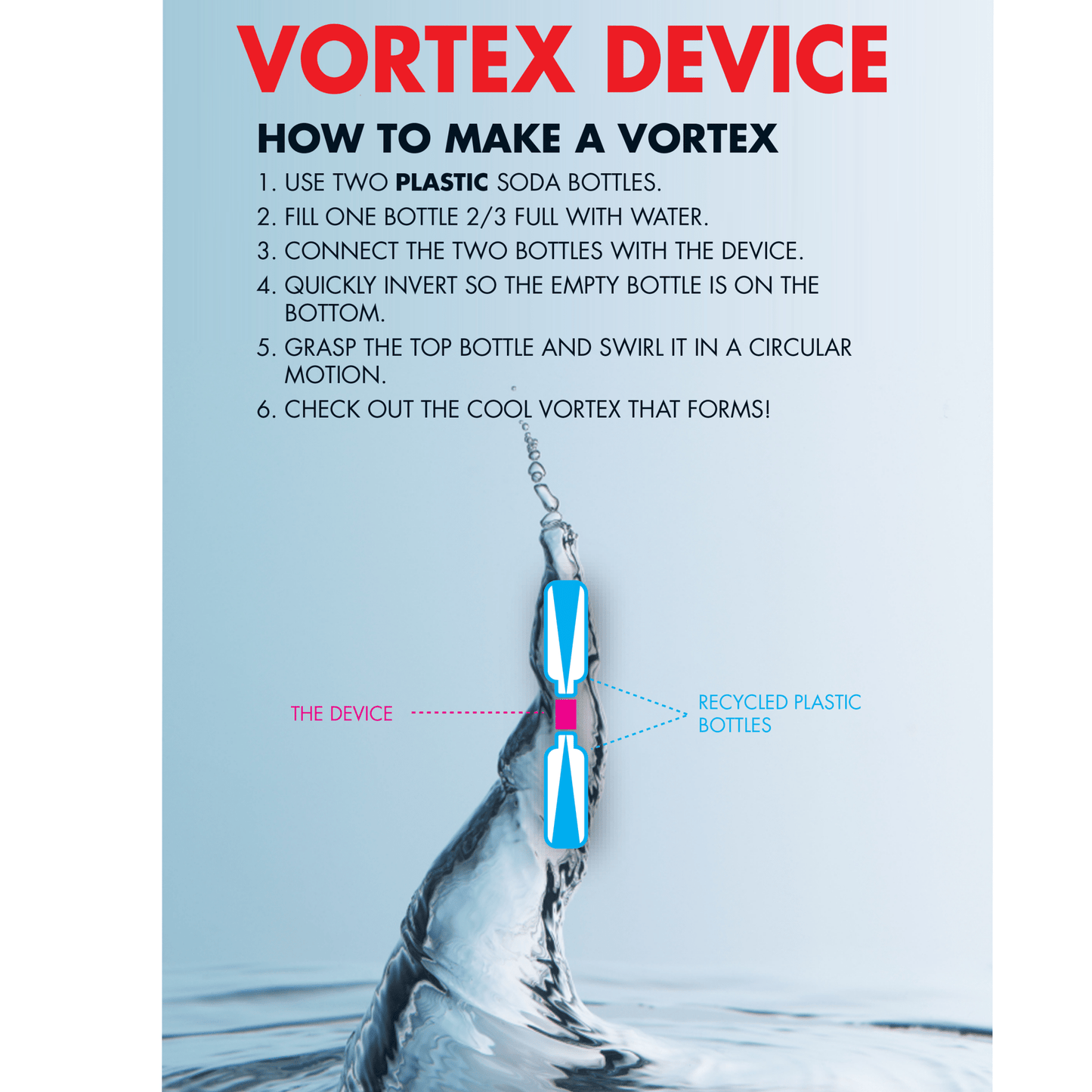 Vortex Device - Tornado in your hand - Copernicus Toys