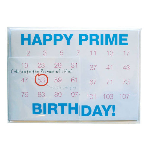Prime Birthday Card