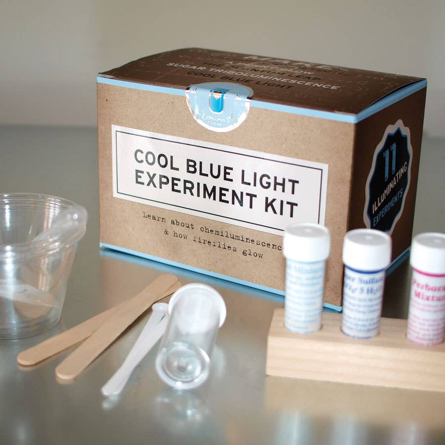 Cool blue Light Chemiluminescence Chemistry Kit - Copernicus Toys