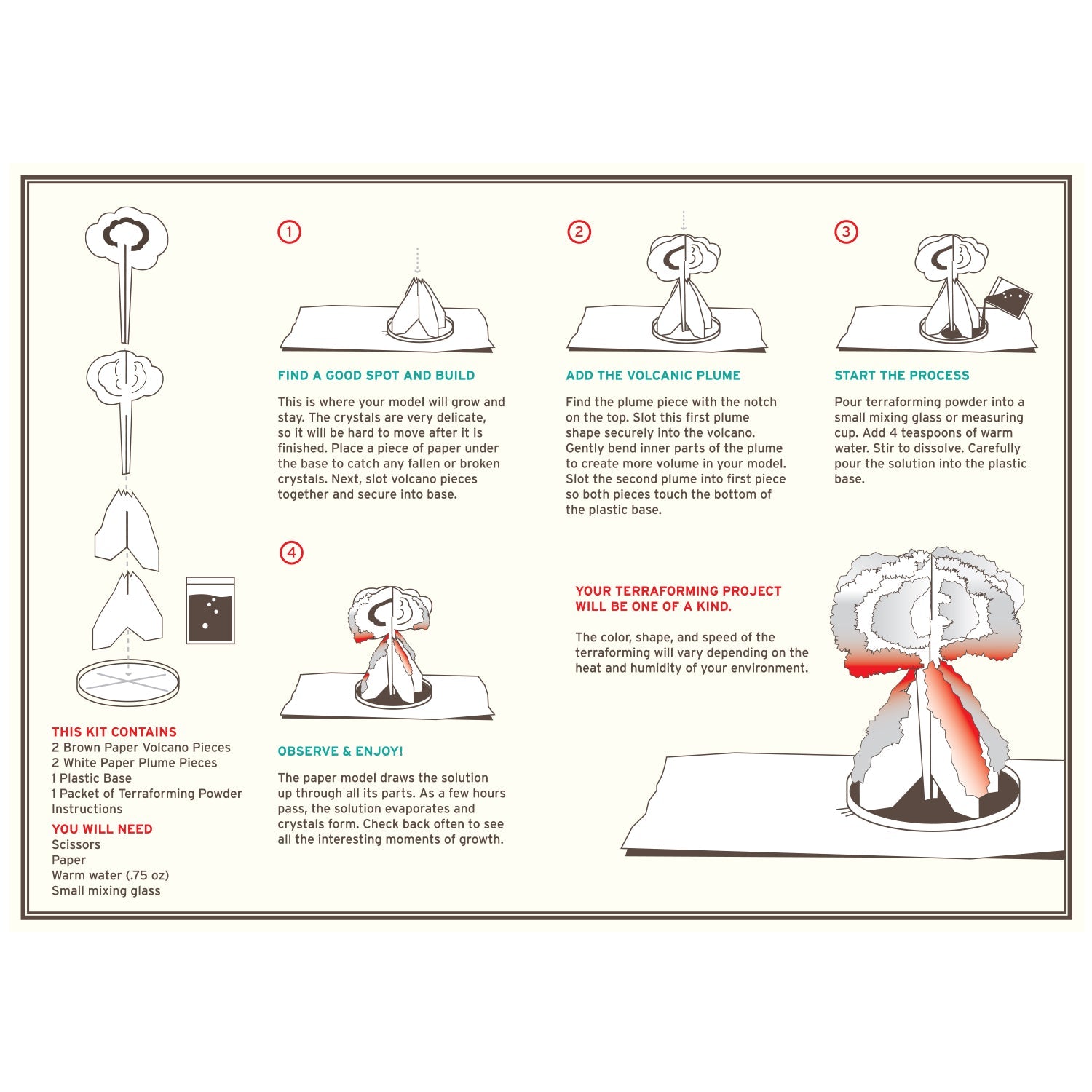 Crystal Growing Volcano - Copernicus Toys