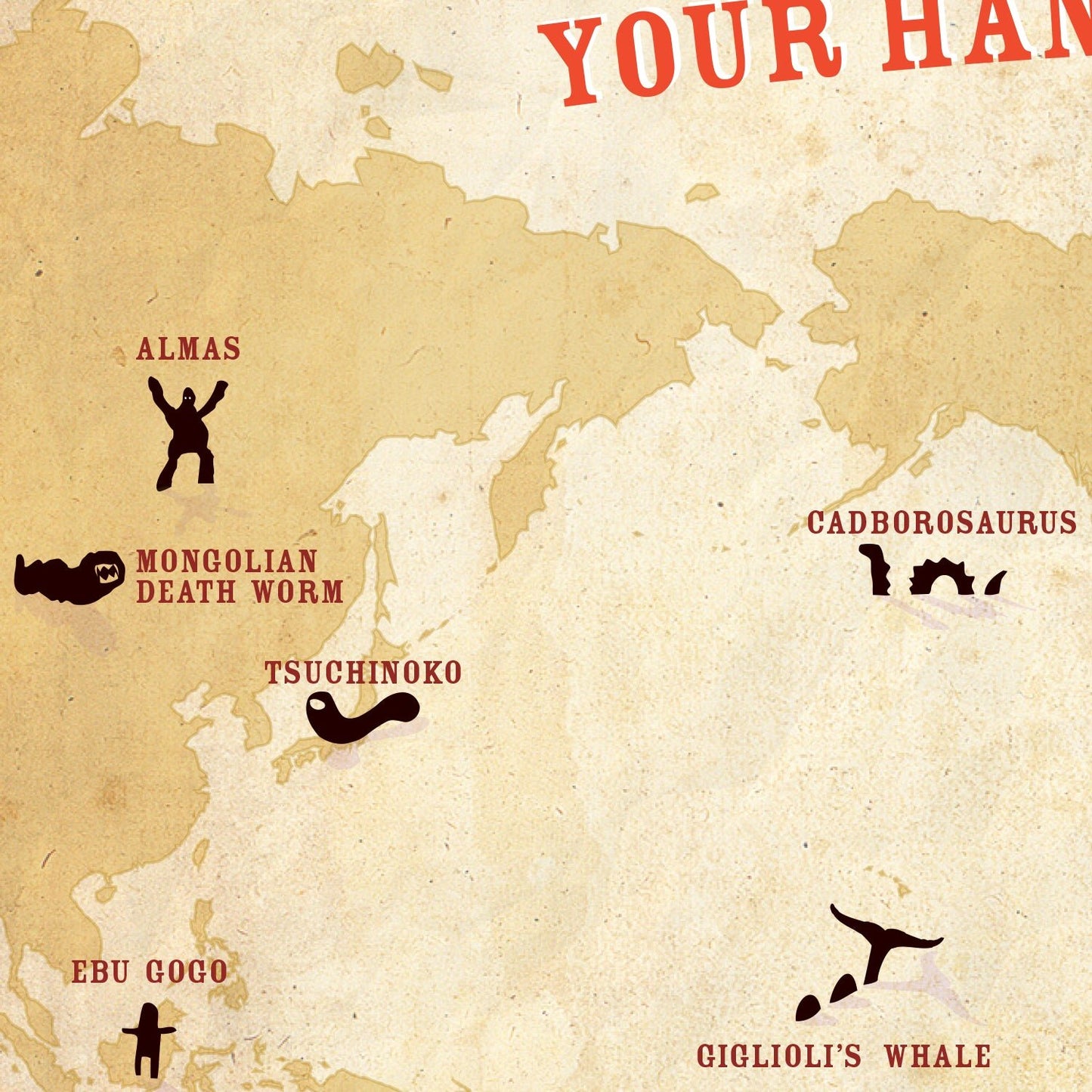 Cryptids of the World Postcard - Copernicus Toys