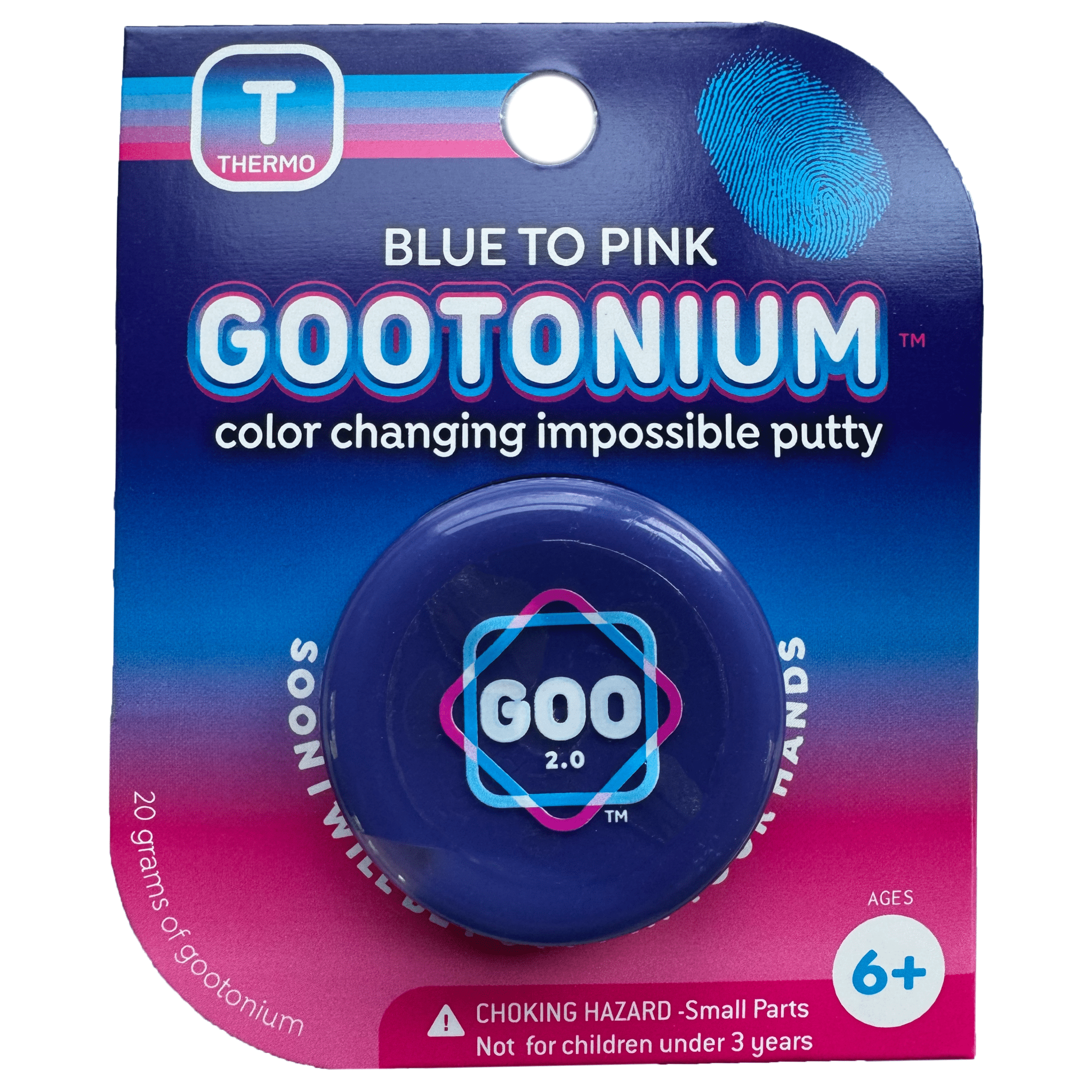 Gootonium: Thermo Blue to Pink putty - 20g - Copernicus Toys