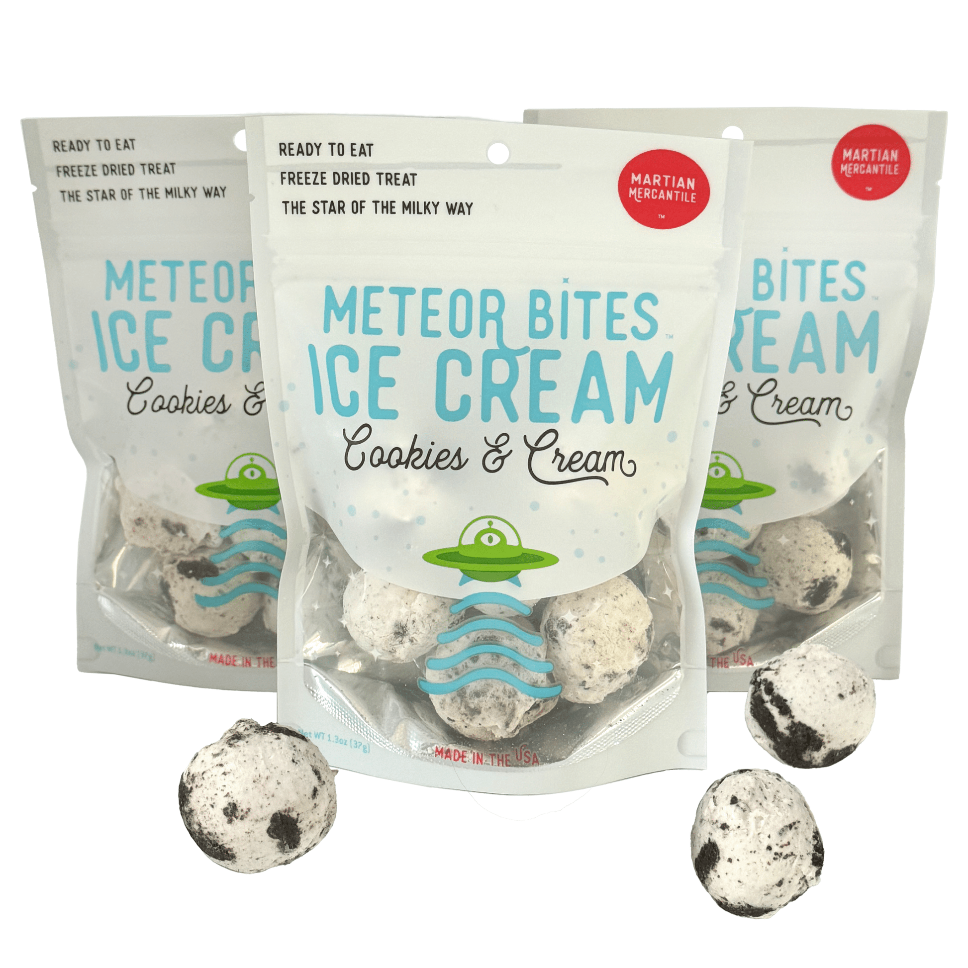 Meteor Bites Ice Cream: Cookies & Cream - Copernicus Toys