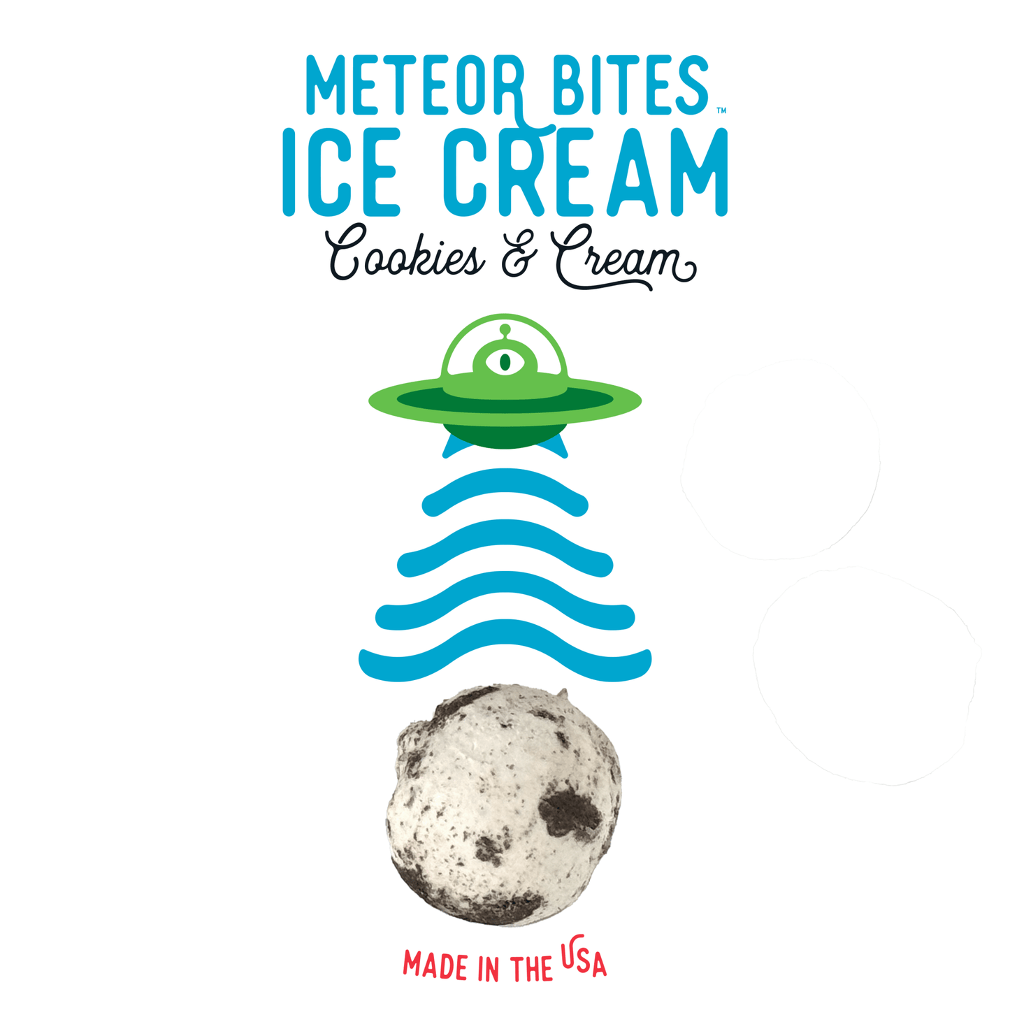 Meteor Bites Ice Cream: Cookies & Cream - Copernicus Toys