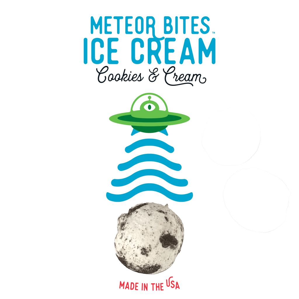 Meteor Bites Ice Cream: Cookies & Cream - Copernicus Toys