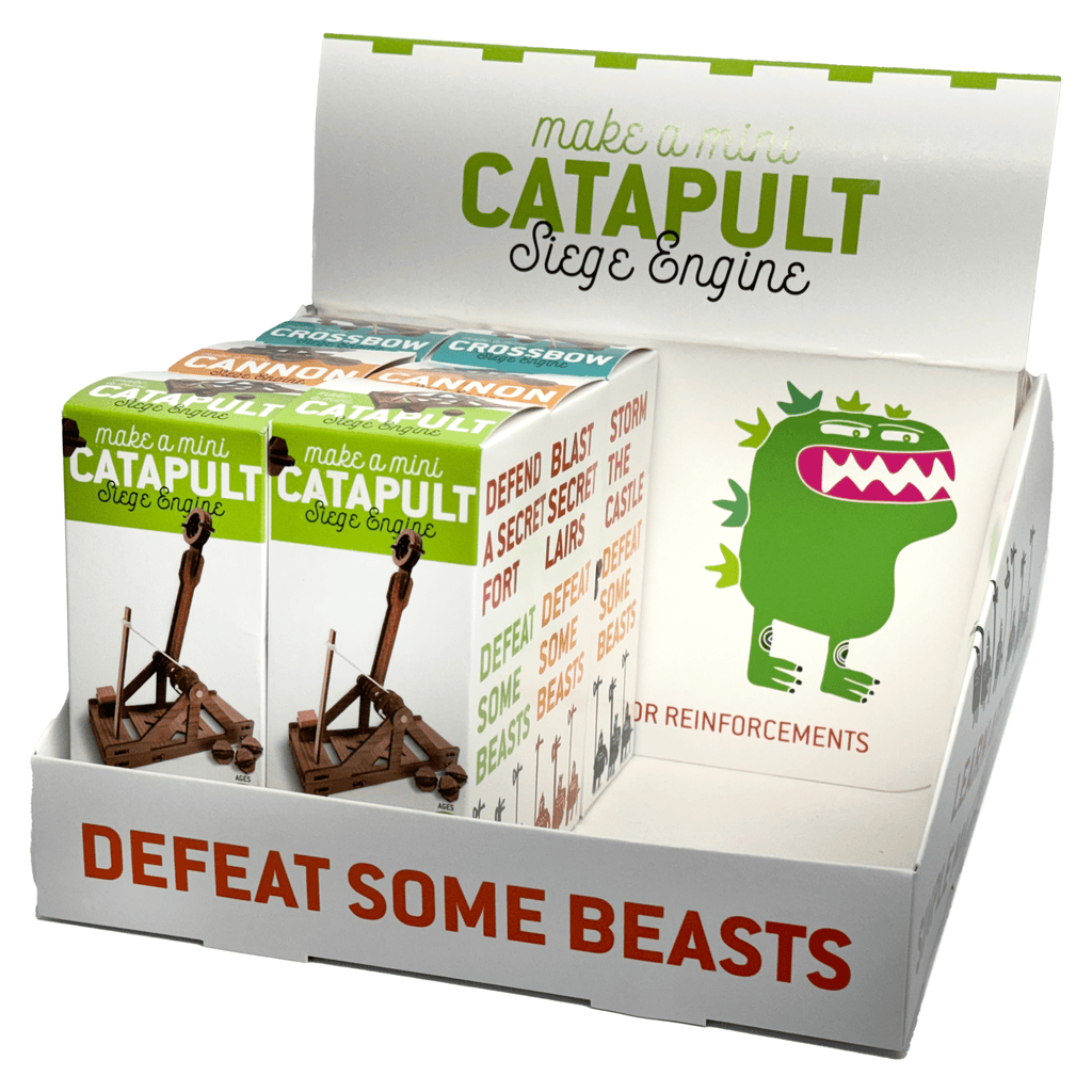 mini Catapult : Siege Engine Engineering Kit - Copernicus Toys