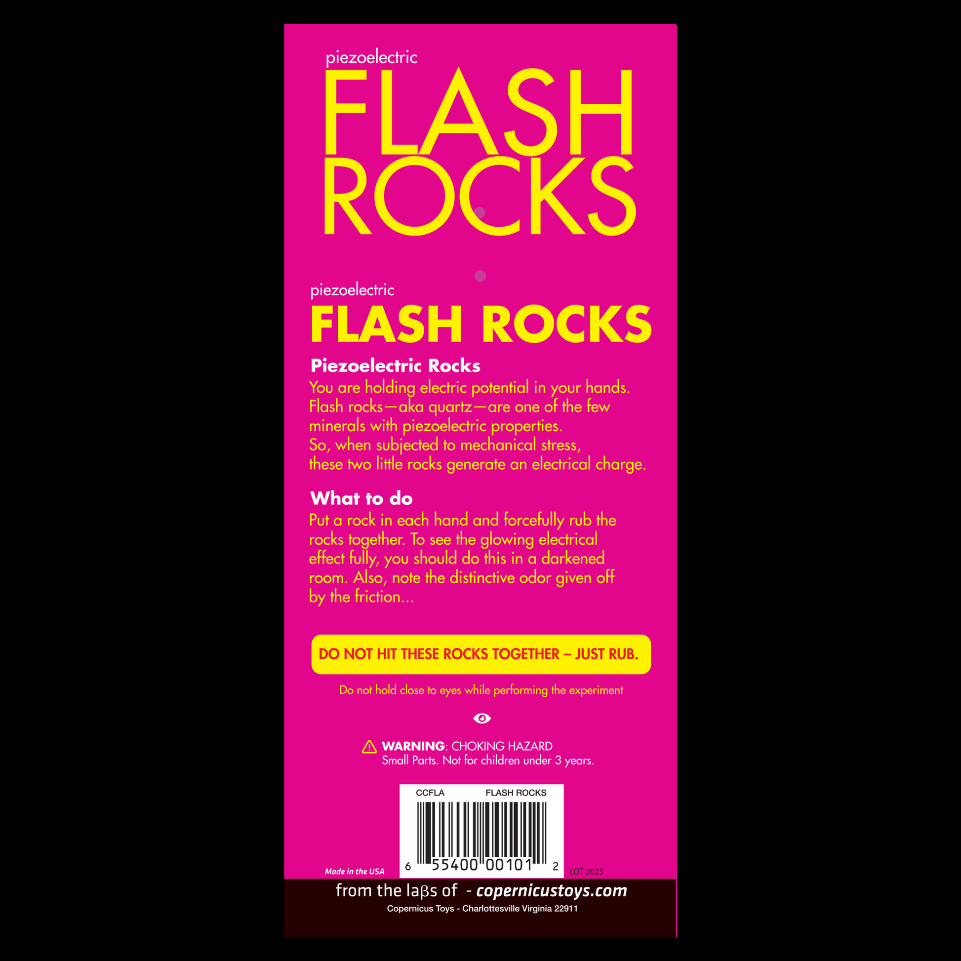 Piezoelectric Flash Rocks - Copernicus Toys