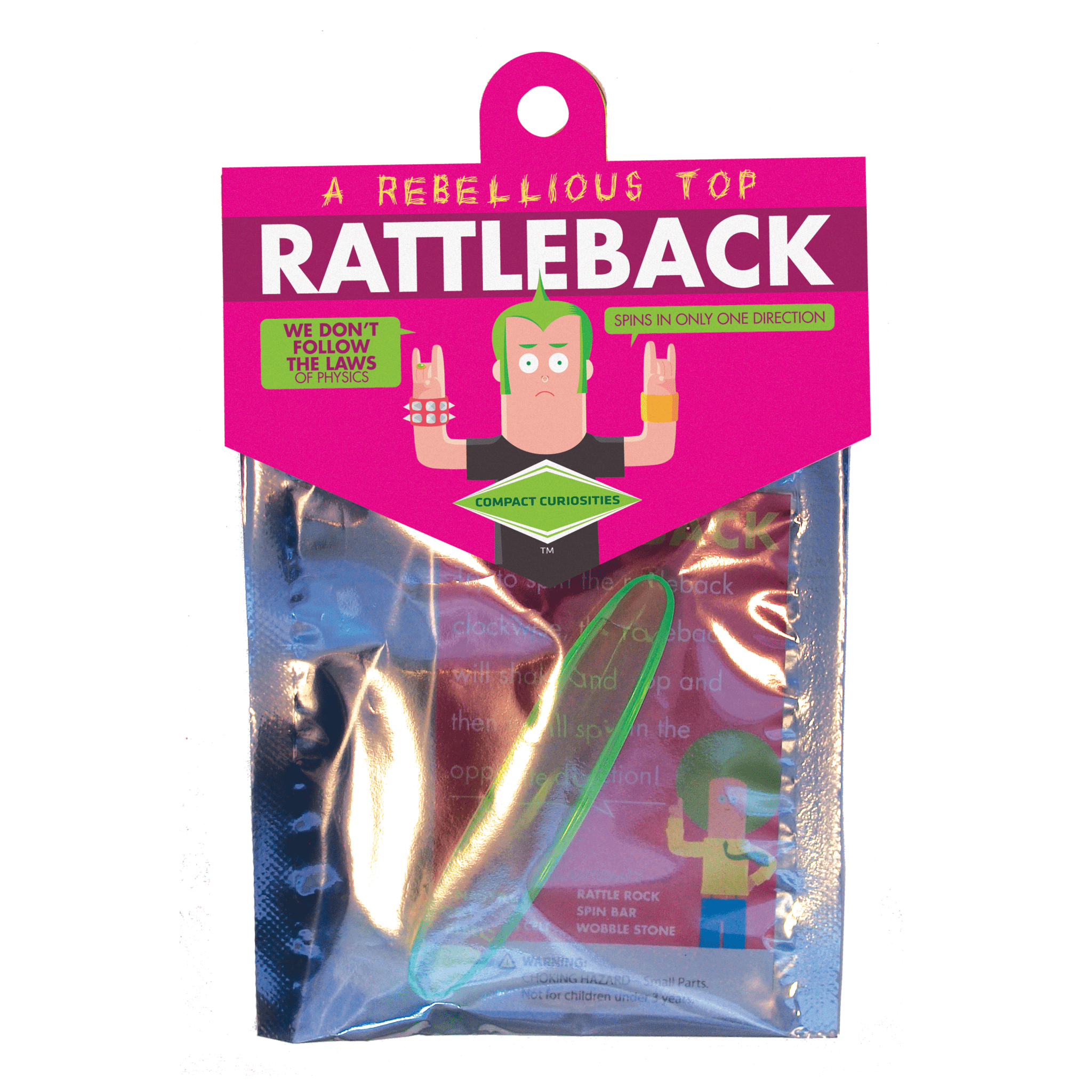 Rattleback - A rebel top - Copernicus Toys