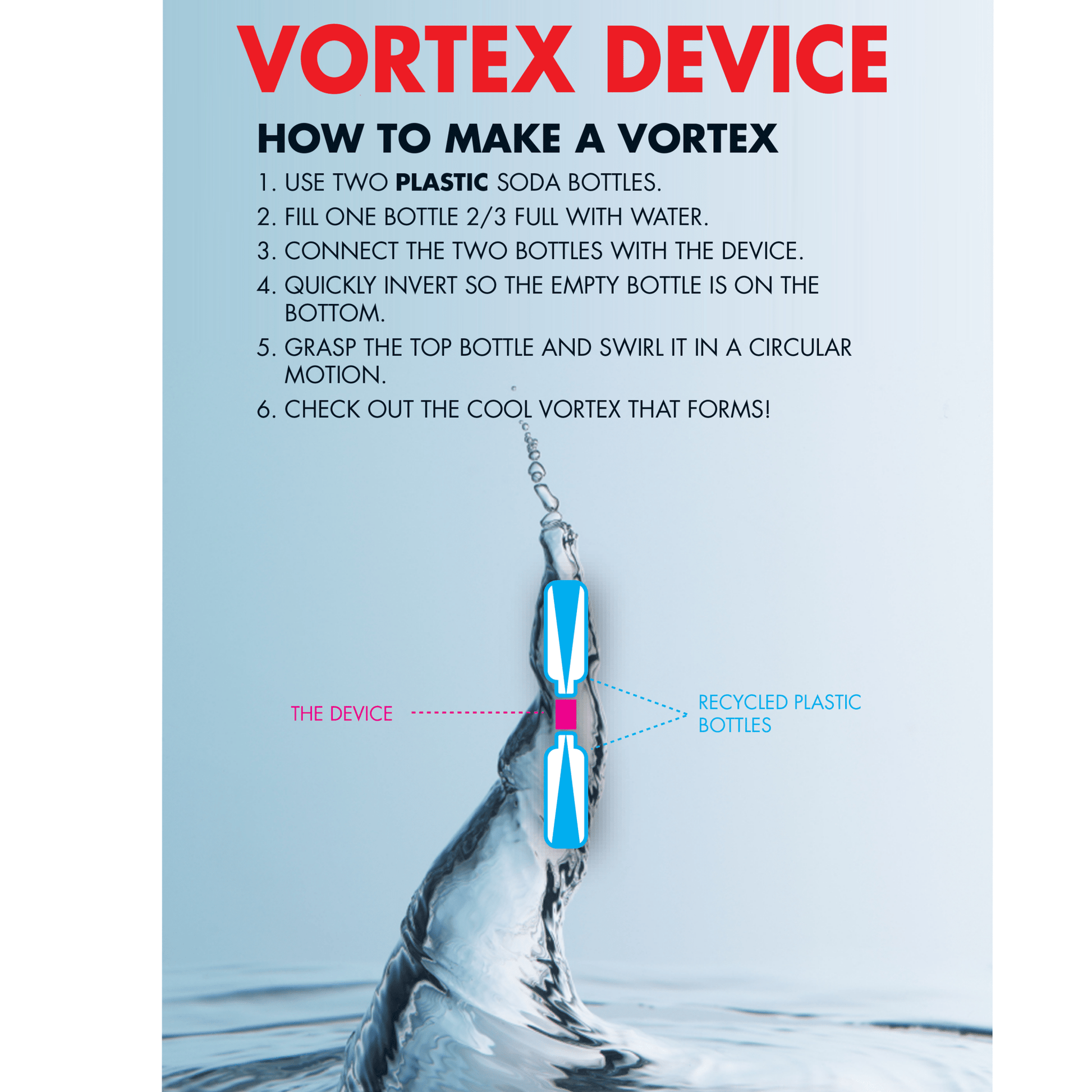 Vortex Device - Tornado in your hand - Copernicus Toys