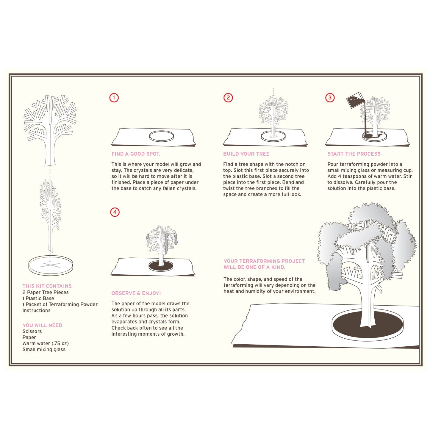 Crystal Growing Cherry Tree - Copernicus Toys