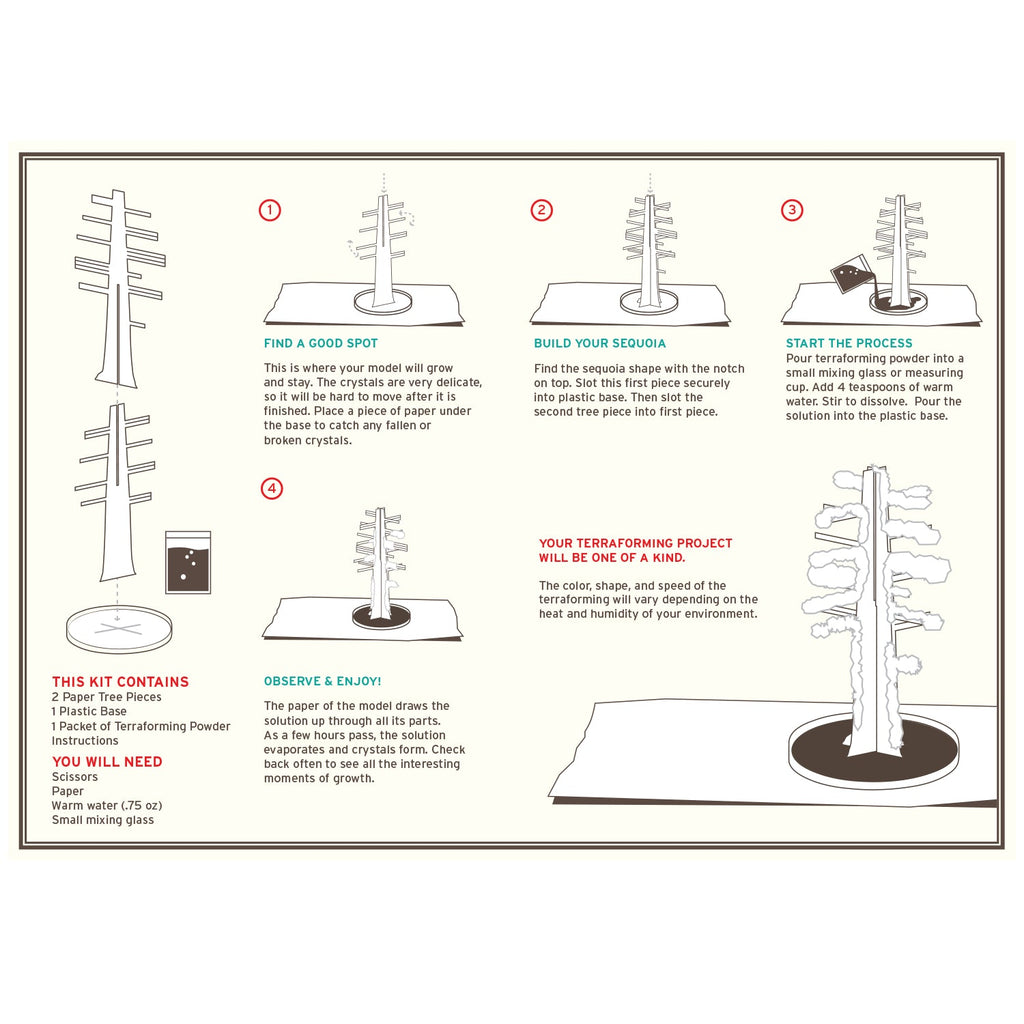 Crystal Growing Giant Sequoia - Copernicus Toys