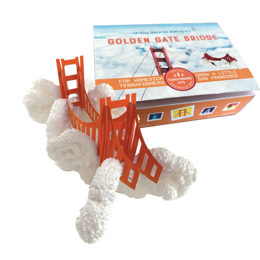 Crystal Growing Golden Gate Bridge - Copernicus Toys