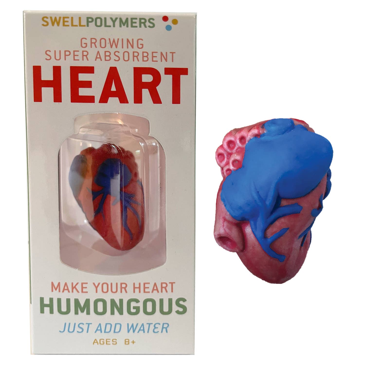 Extra Large Swell Polymer Heart | Show everyone your big heart - Copernicus Toys
