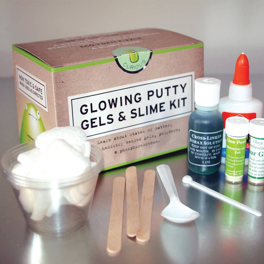 Glowing Putty, Gels & Slime Kit - Copernicus Toys