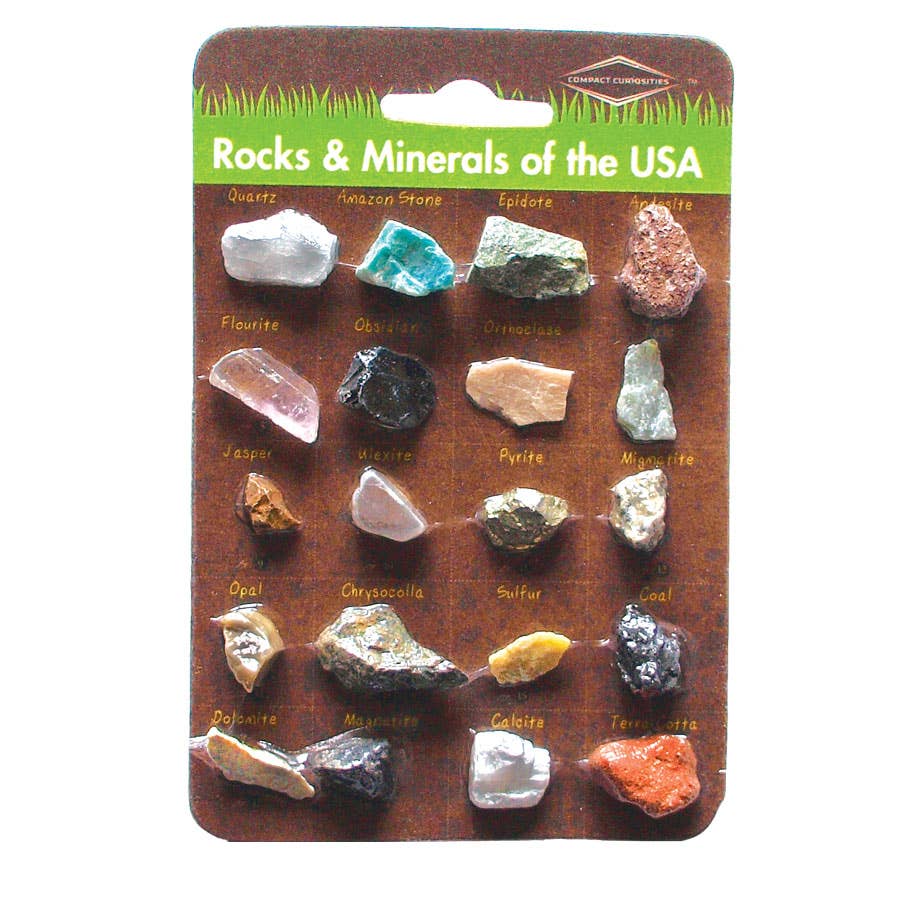 Rock and Mineral Card of the USA - Copernicus Toys