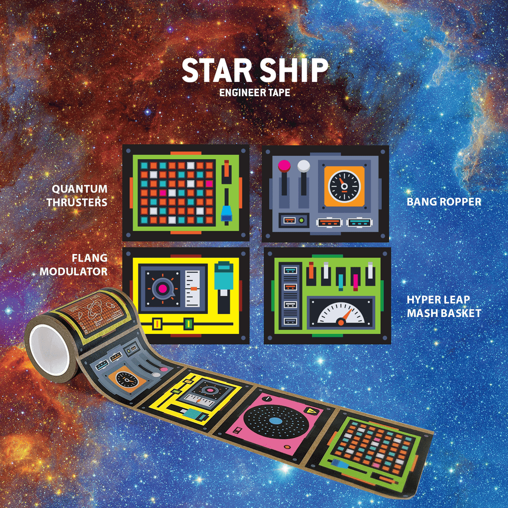 Star Ship Engineer Tape - Copernicus Toys